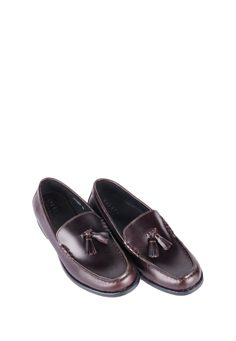 OLIVE TASSEL LOAFERS