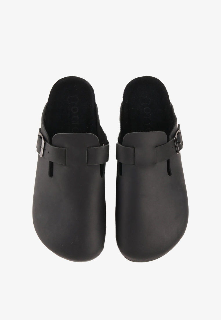 CANDICE UNISEX GENUINE LEATHER CLOGS