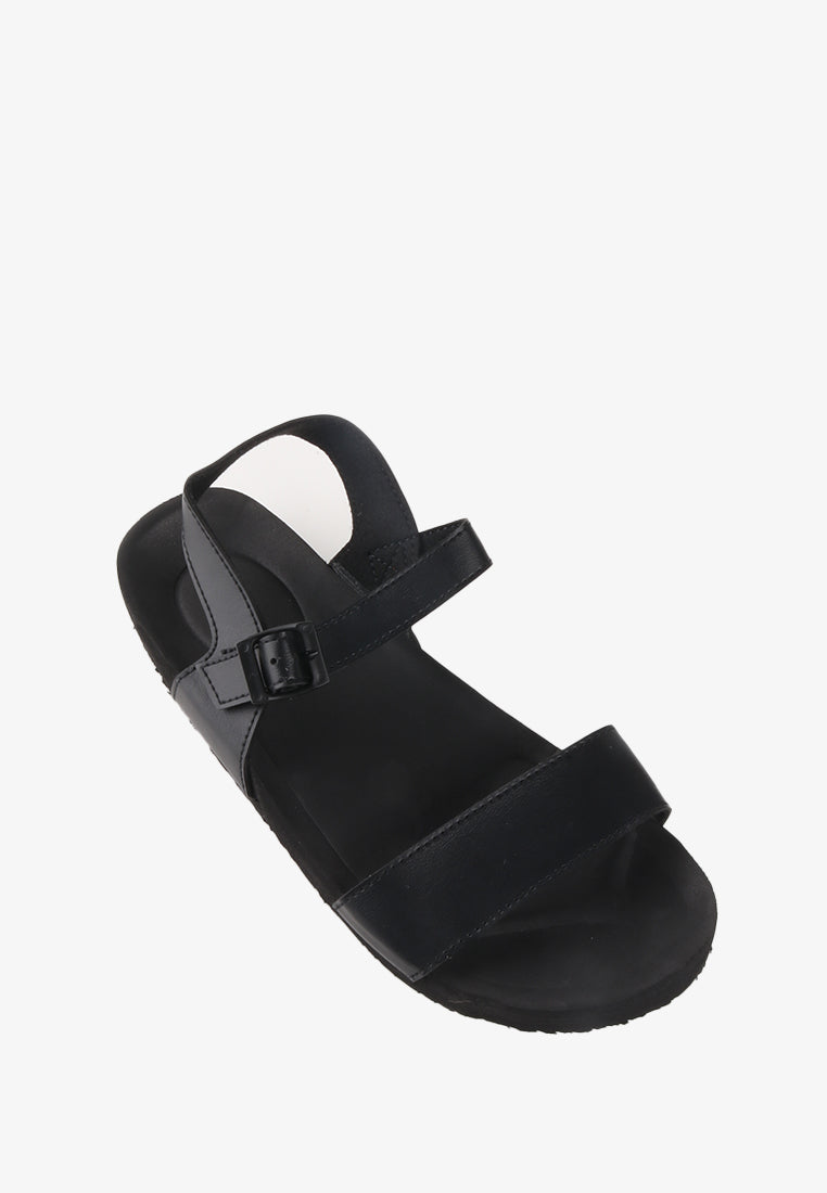 LOTTIE BUCKLE STRAP SANDALS - Main Image