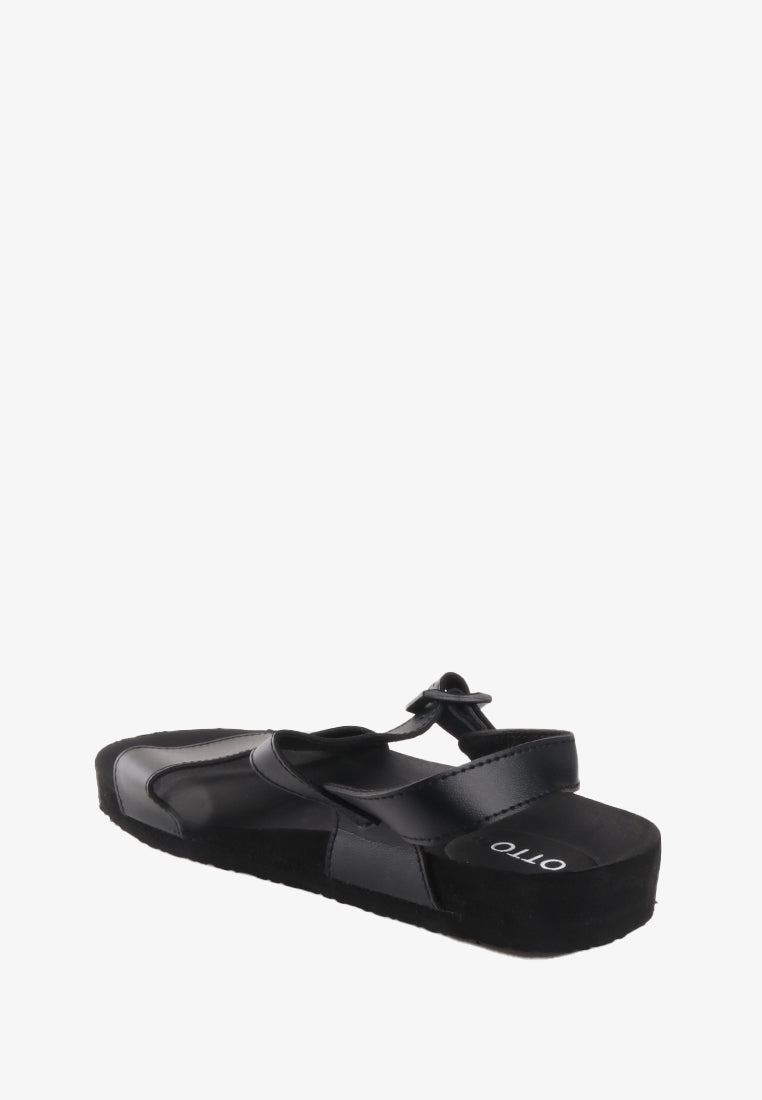 LOTTIE BUCKLE STRAP SANDALS