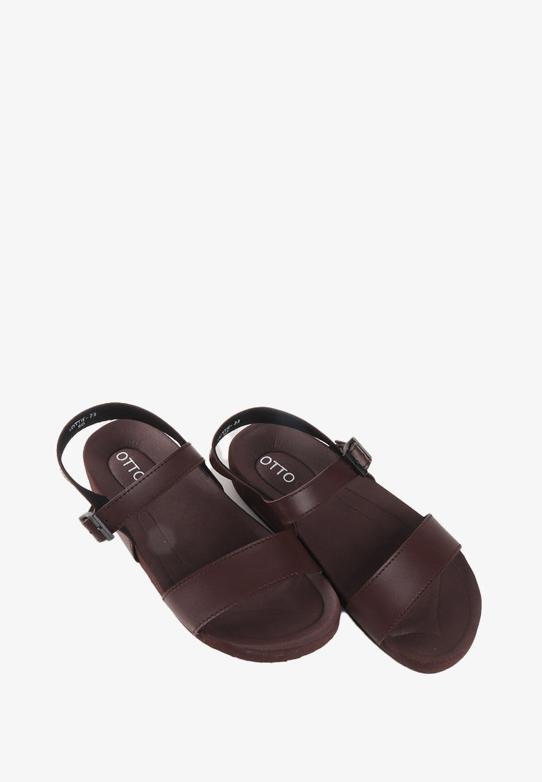 LOTTIE BUCKLE STRAP SANDALS