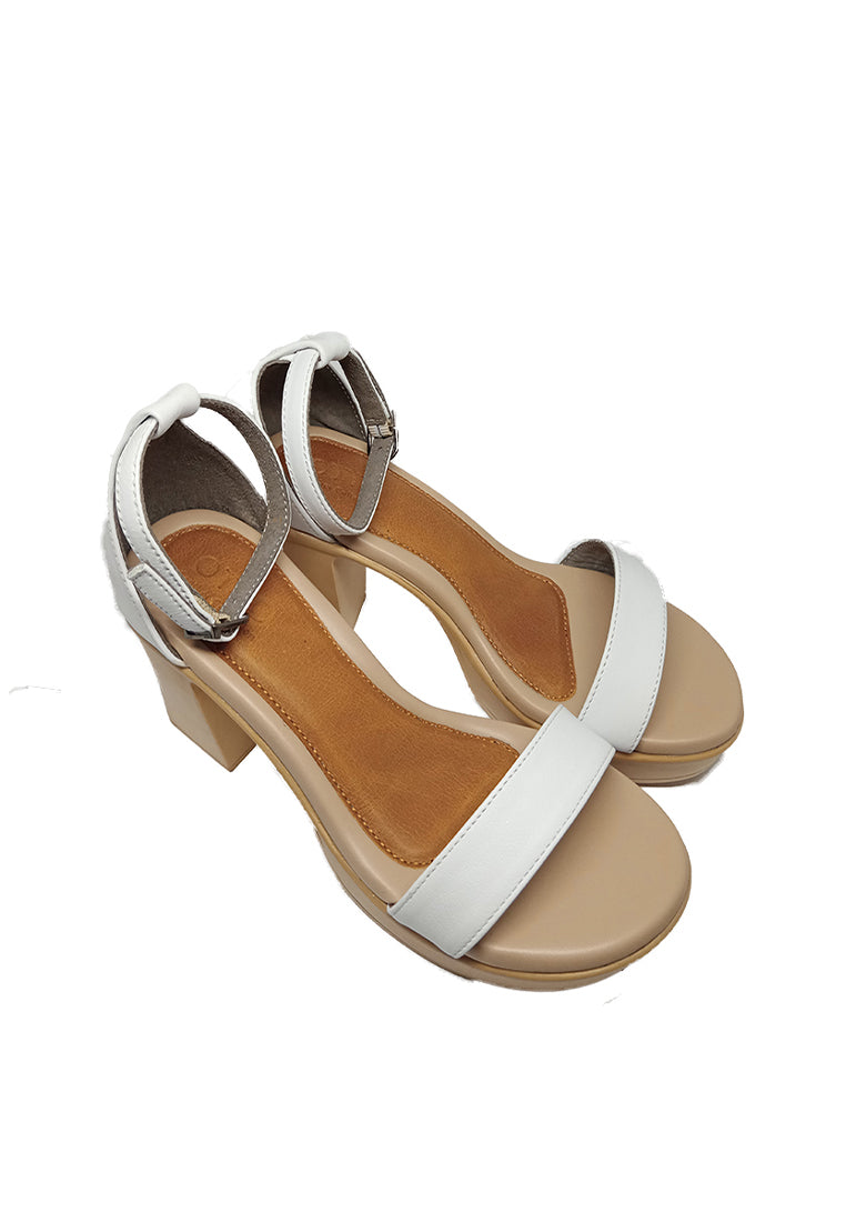 LUCILLE BLOCK HEEL SANDALS