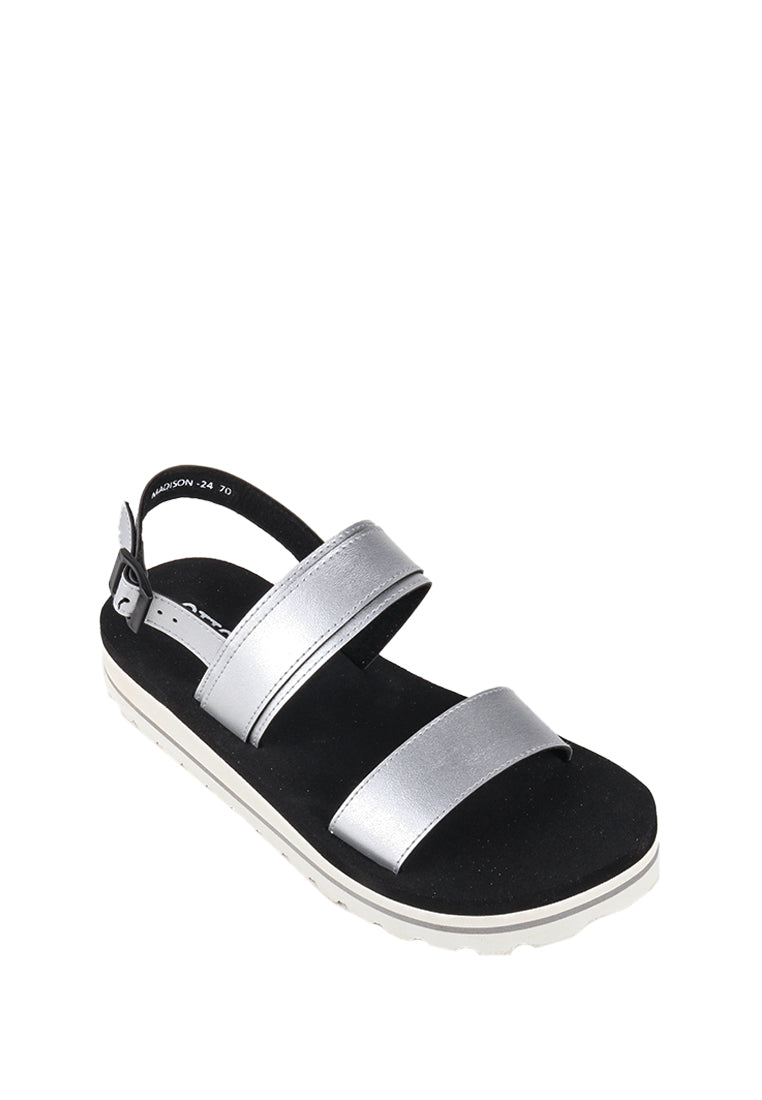 MADISON METALLIC SLINGBACK SANDALS