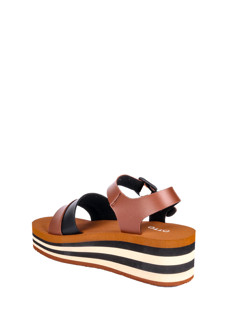 MICAELLA CHUNKY RUBBER SANDALS