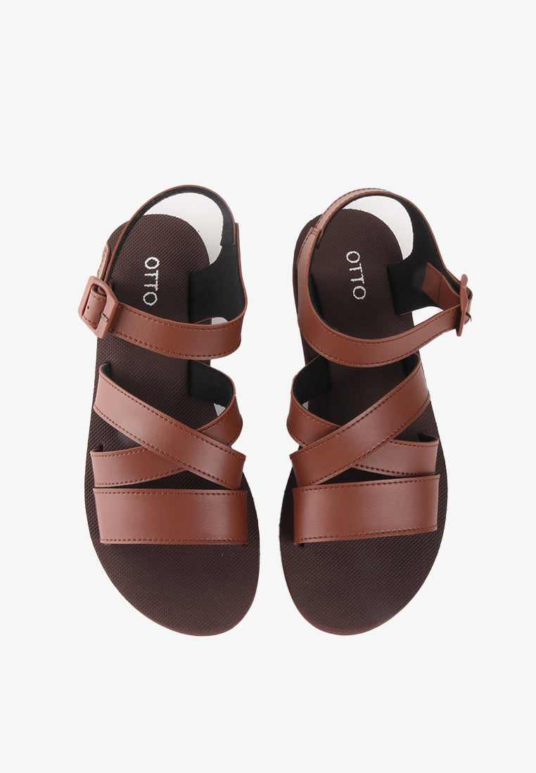 VIENN RUBBER STRAPPY SANDALS