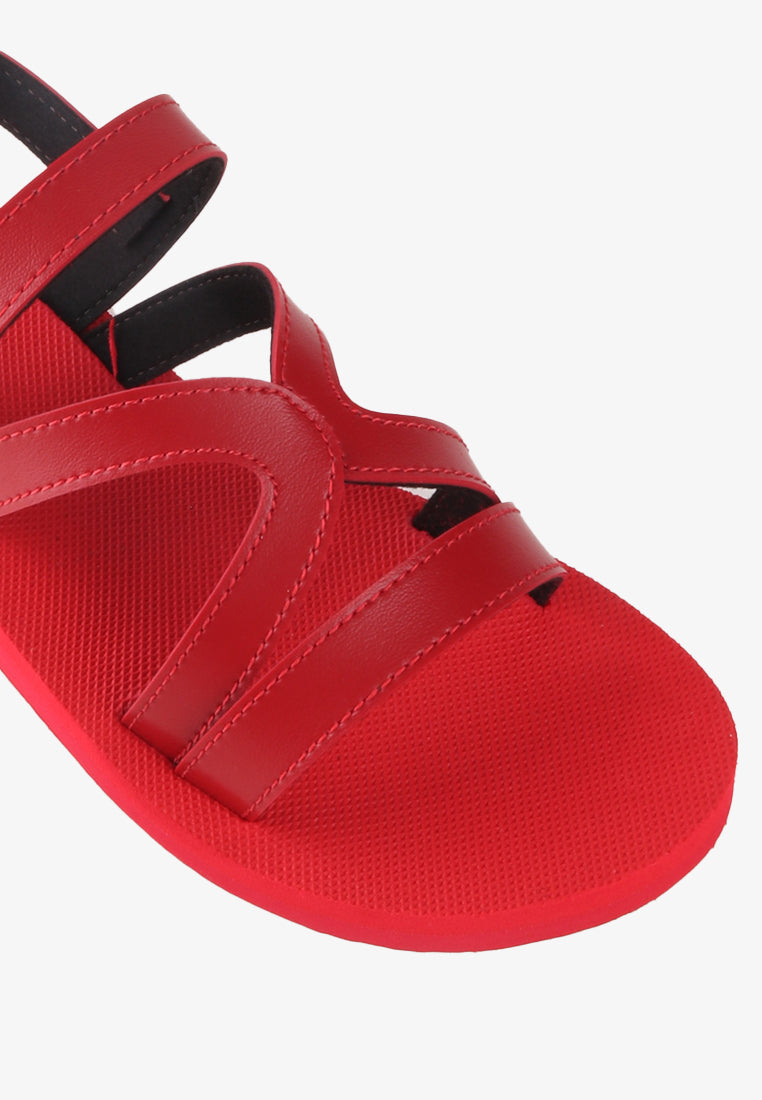 VALENTINE RUBBER SLIDE SANDALS