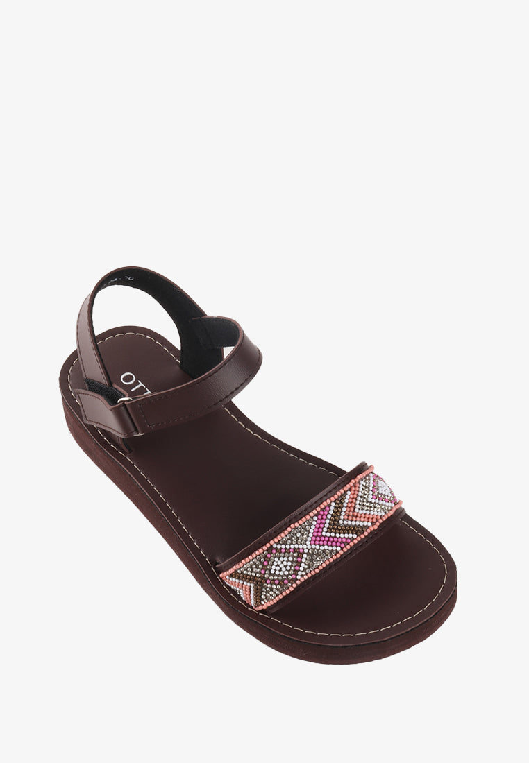 WYNETTE BEADED SANDALS