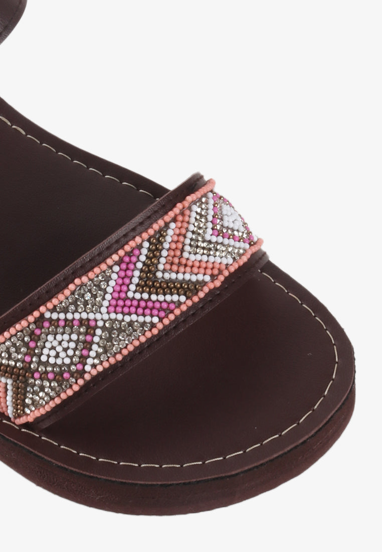 WYNETTE BEADED SANDALS