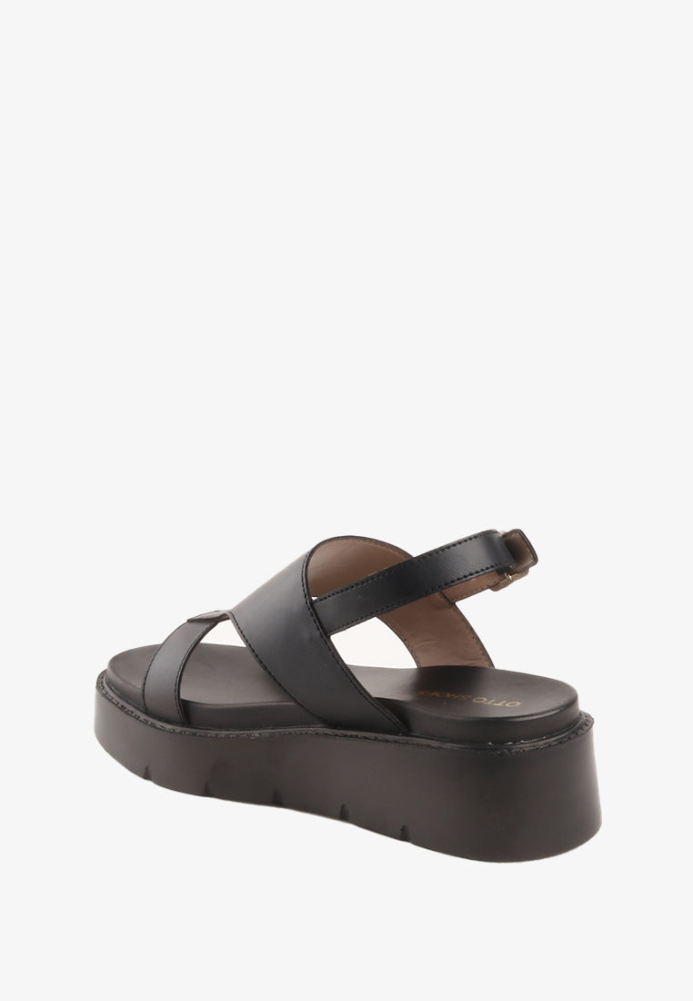 MARJORIE ANKLE STRAP CHUNKY SANDALS