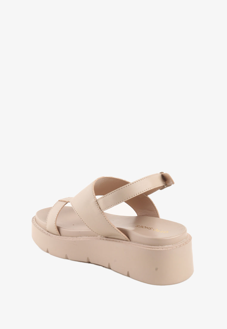 MARJORIE ANKLE STRAP CHUNKY SANDALS