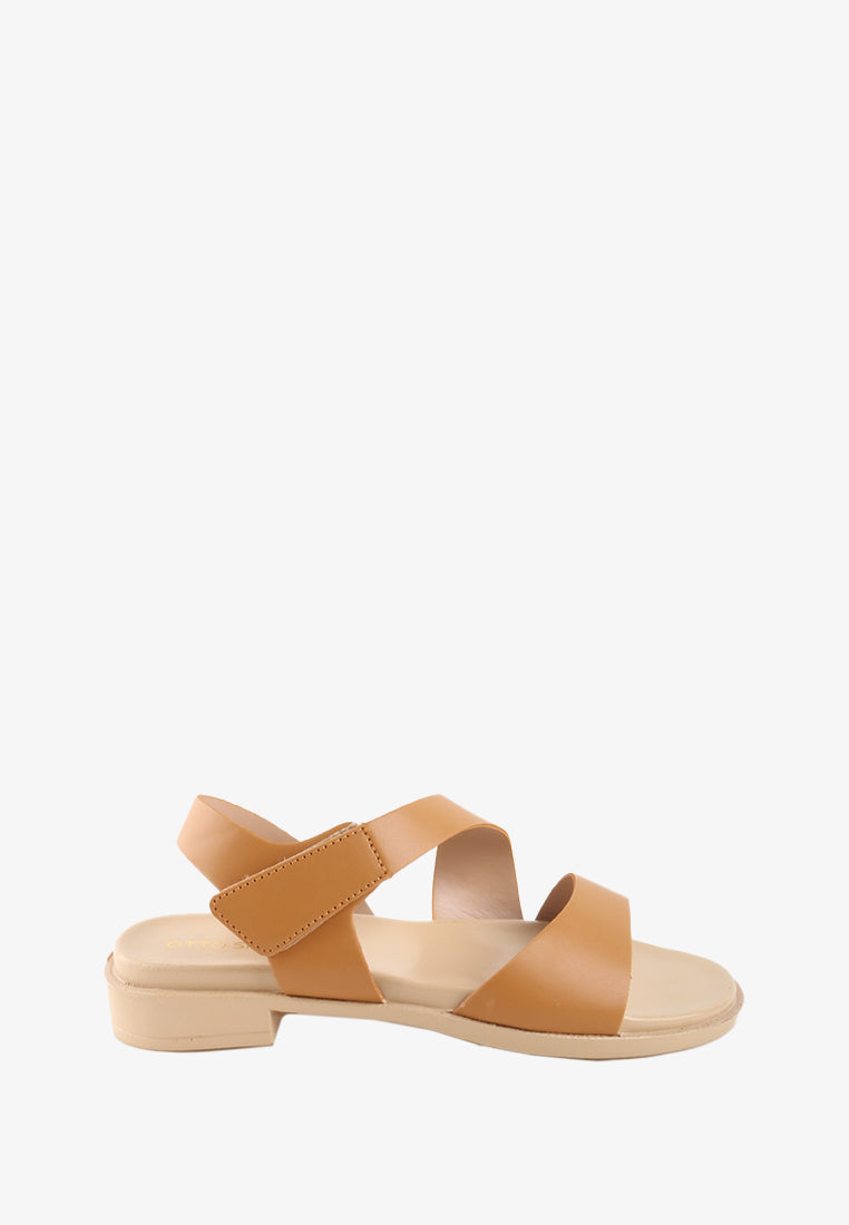 ELLISE VELCRO STRAP SANDALS