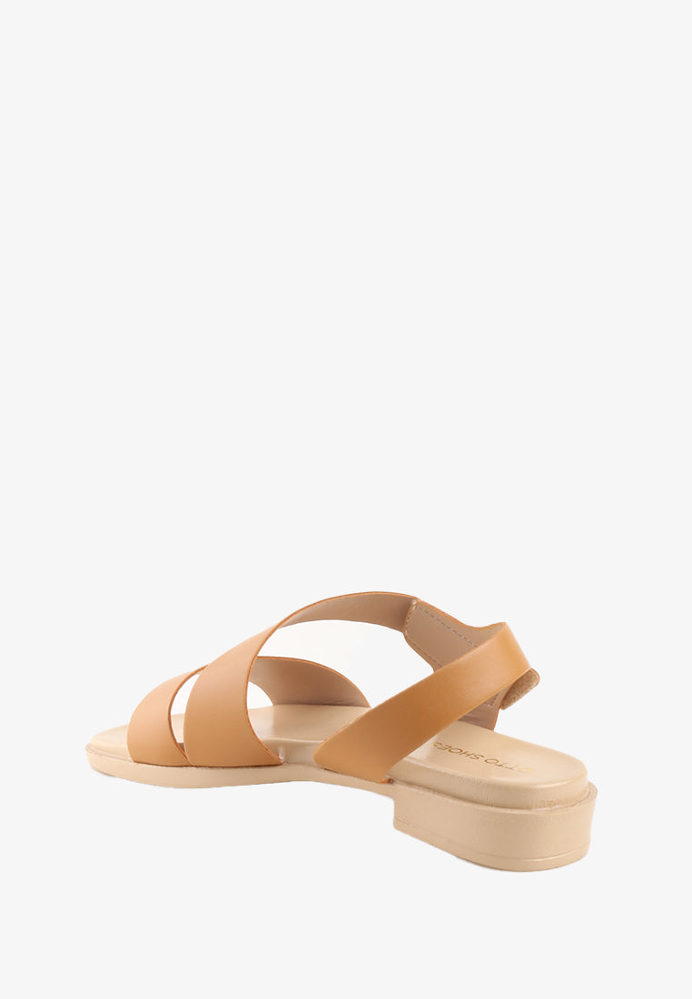 ELLISE VELCRO STRAP SANDALS