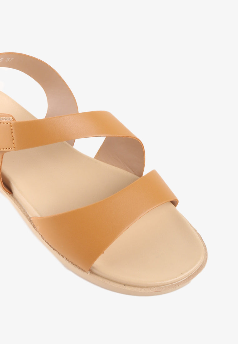 ELLISE VELCRO STRAP SANDALS