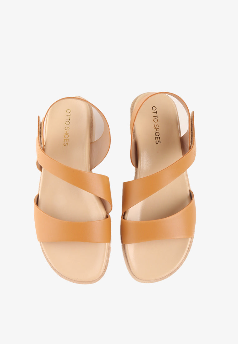 ELLISE VELCRO STRAP SANDALS