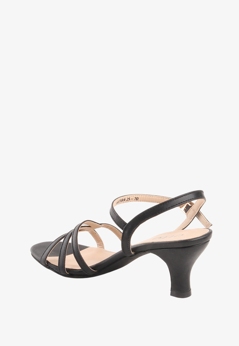 SIERRA ANKLE STRAP HEELS SANDALS