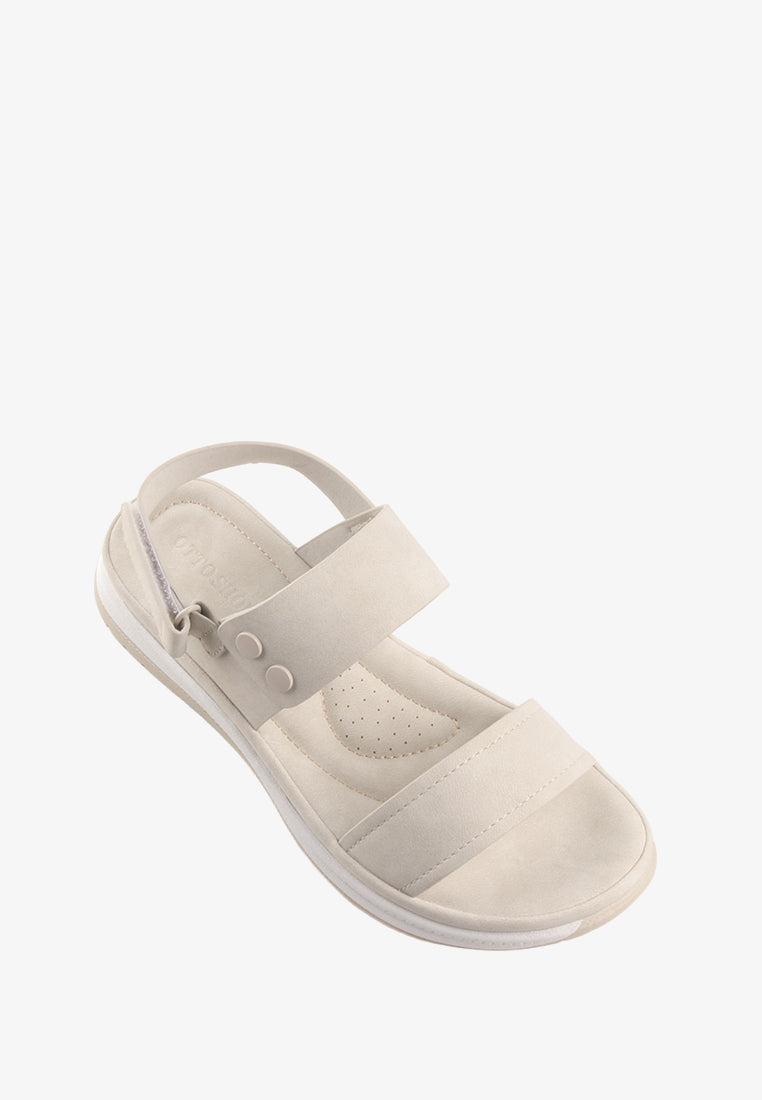 SUZAINE VELCRO STRAP SANDALS