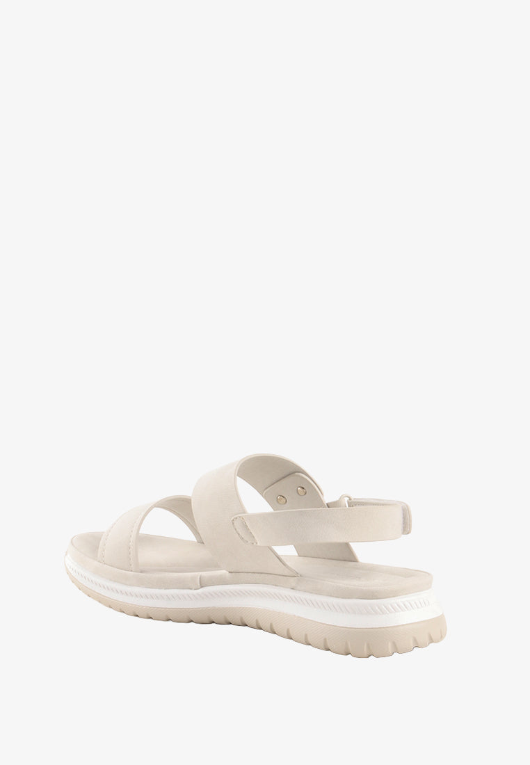 SUZAINE VELCRO STRAP SANDALS