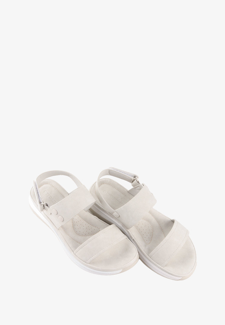 SUZAINE VELCRO STRAP SANDALS