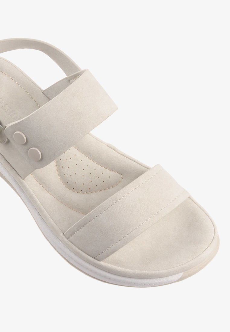 SUZAINE VELCRO STRAP SANDALS