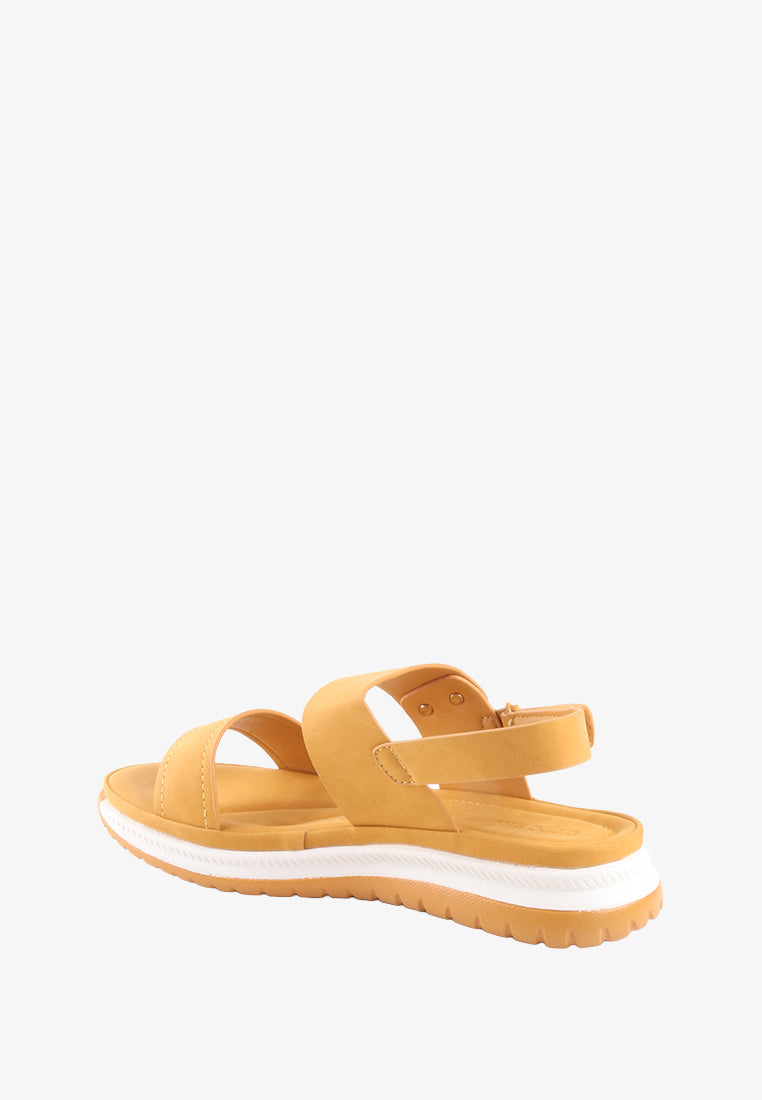 SUZAINE VELCRO STRAP SANDALS