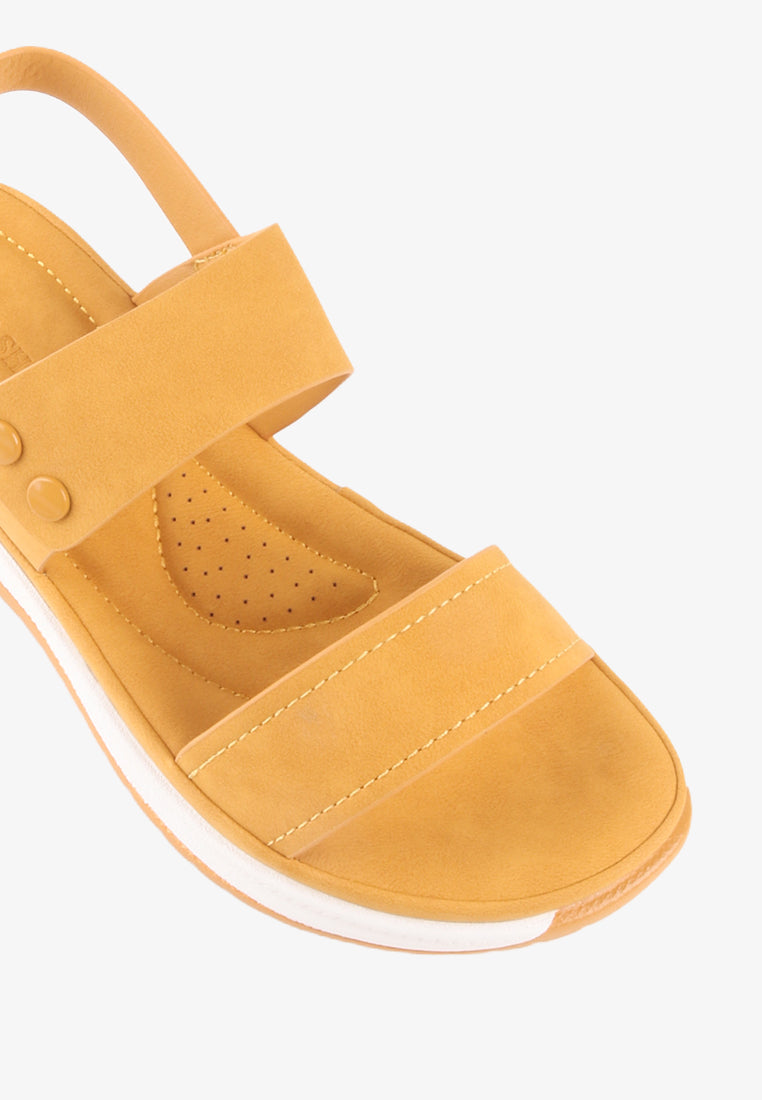 SUZAINE VELCRO STRAP SANDALS