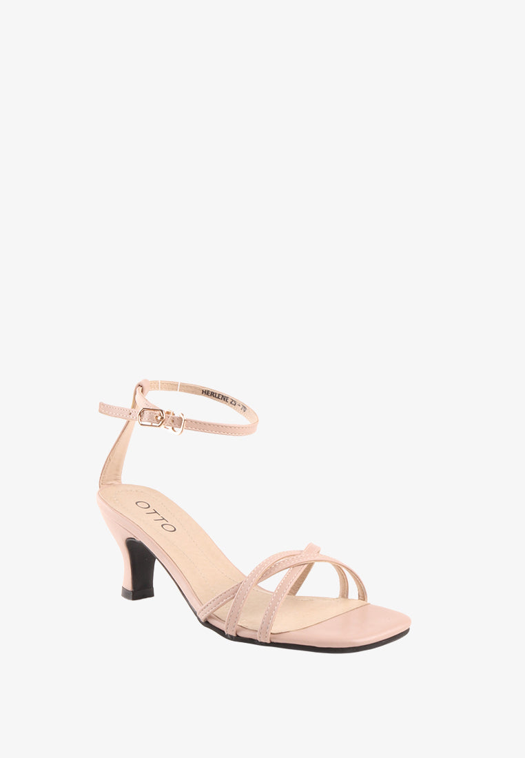 HERLENE ANKLE STRAPPY HEEL SANDALS