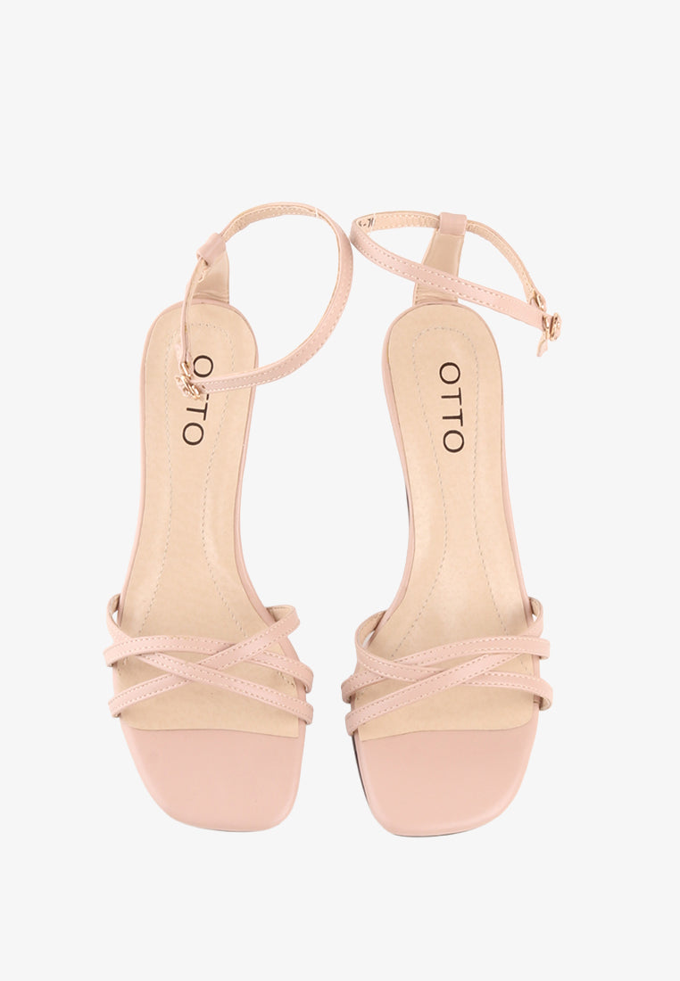 HERLENE ANKLE STRAPPY HEEL SANDALS
