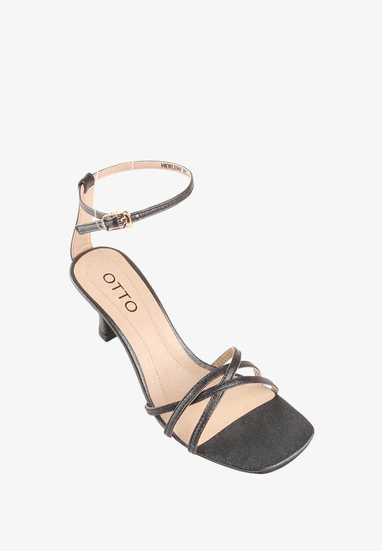HERLENE ANKLE STRAPPY HEEL SANDALS