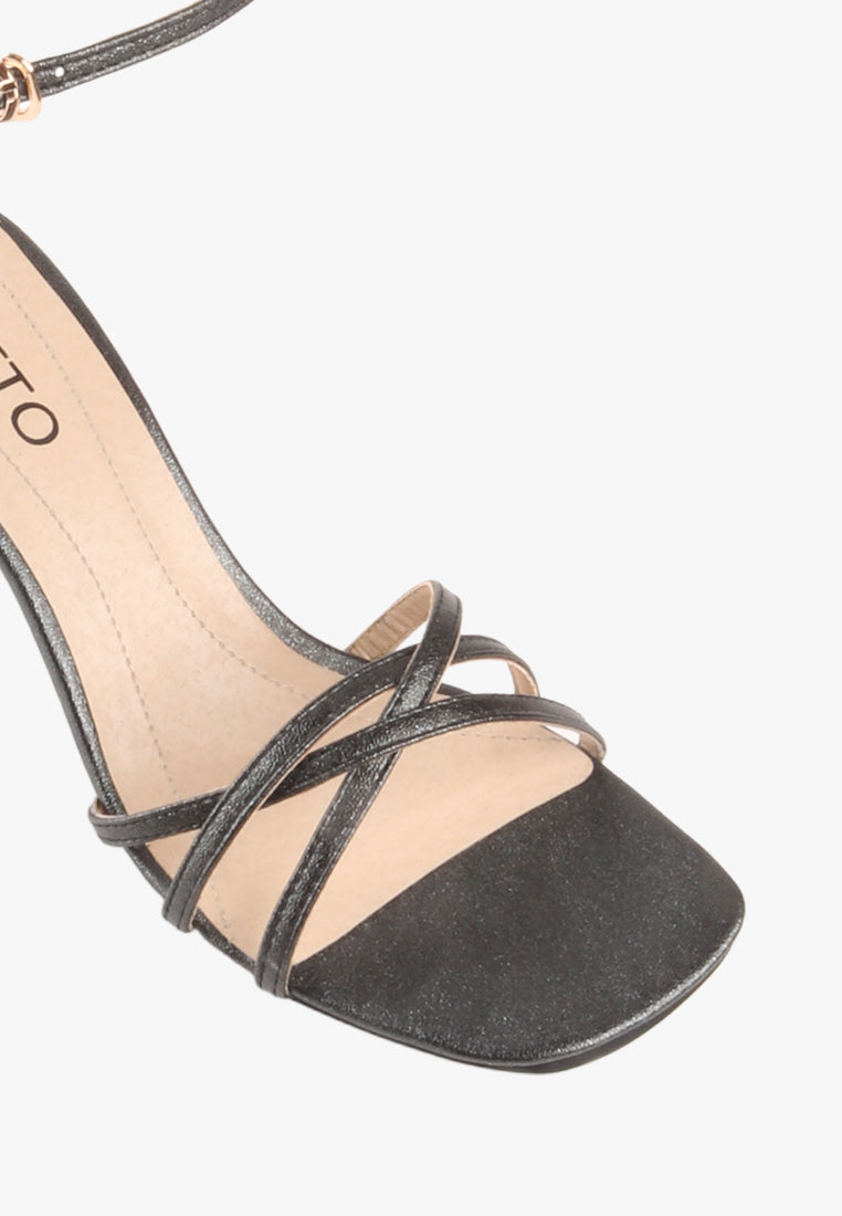 HERLENE ANKLE STRAPPY HEEL SANDALS