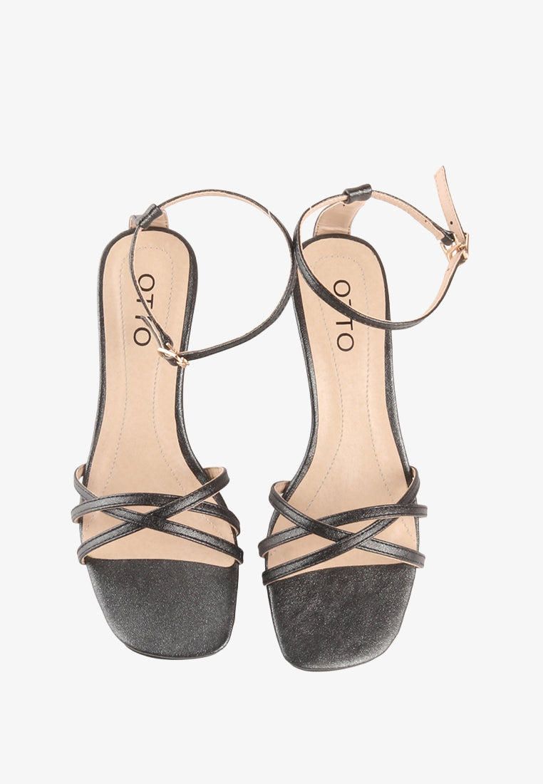 HERLENE ANKLE STRAPPY HEEL SANDALS