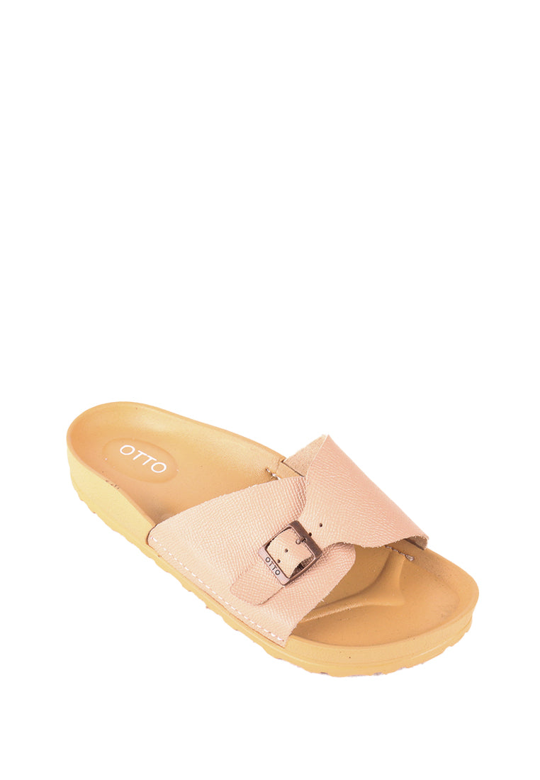 SERNIA RUBBER SLIDE SANDALS