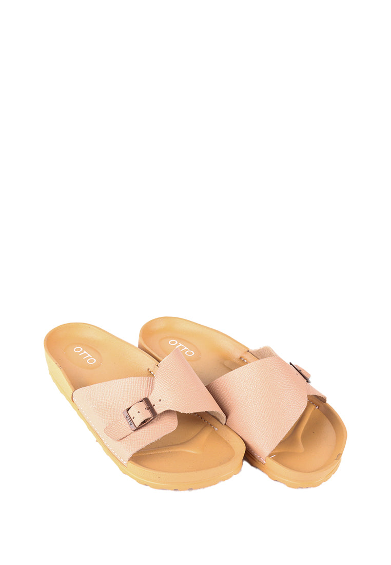 SERNIA RUBBER SLIDE SANDALS