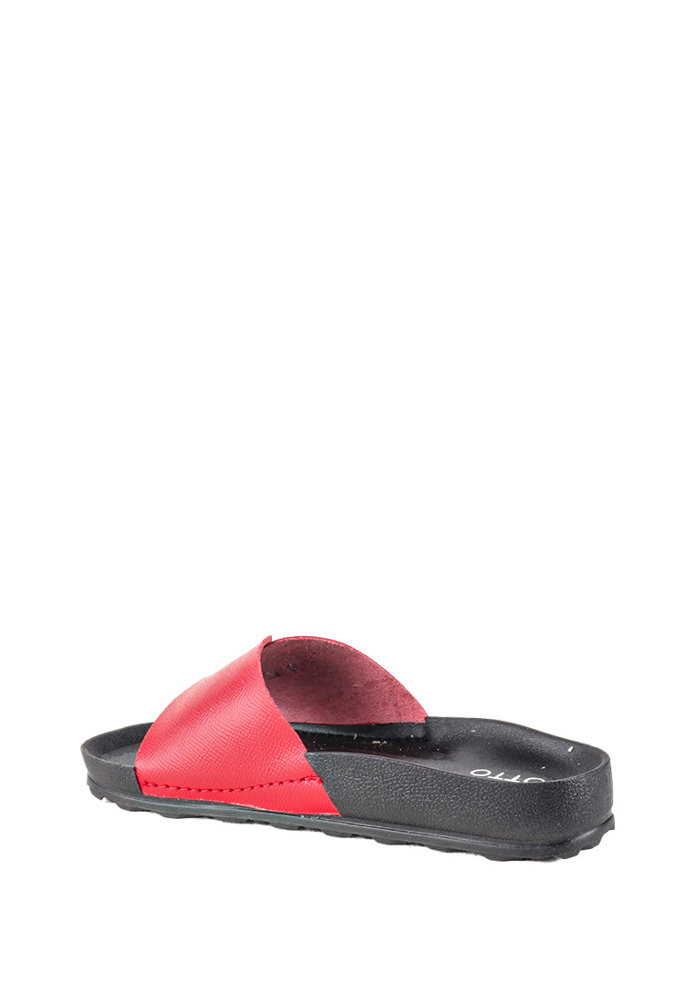 SERNIA RUBBER SLIDE SANDALS