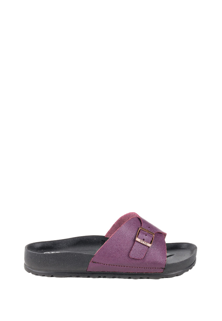 SERNIA RUBBER SLIDE SANDALS