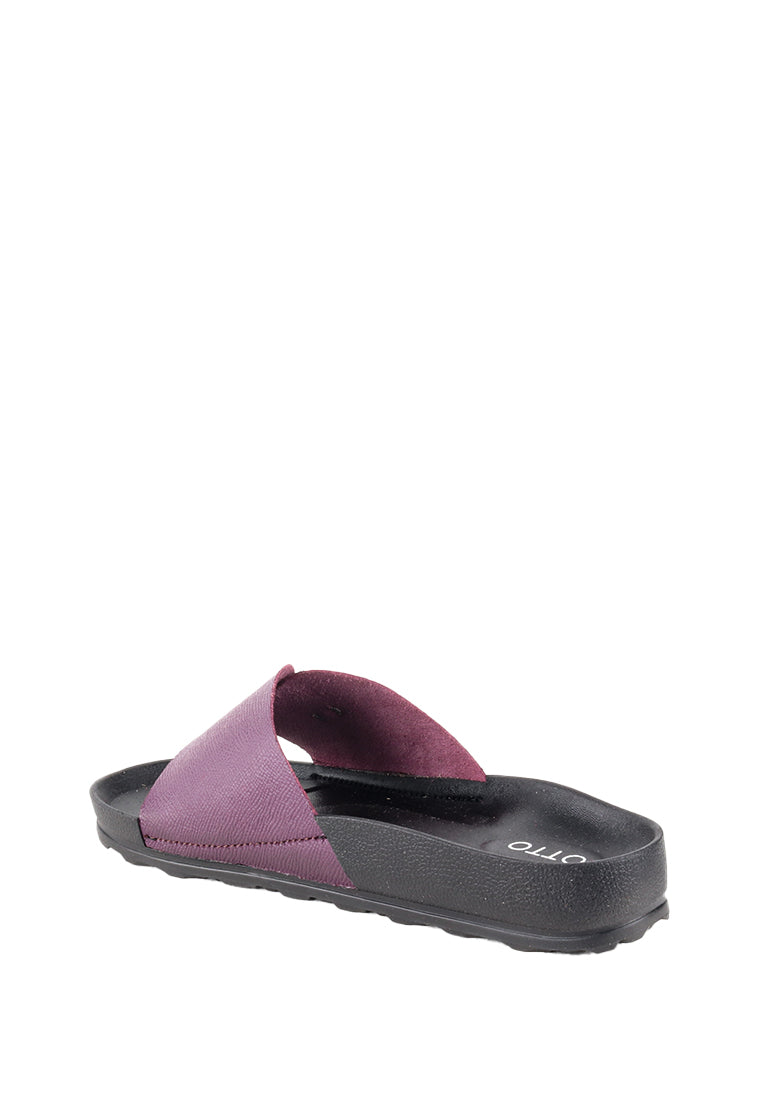 SERNIA RUBBER SLIDE SANDALS