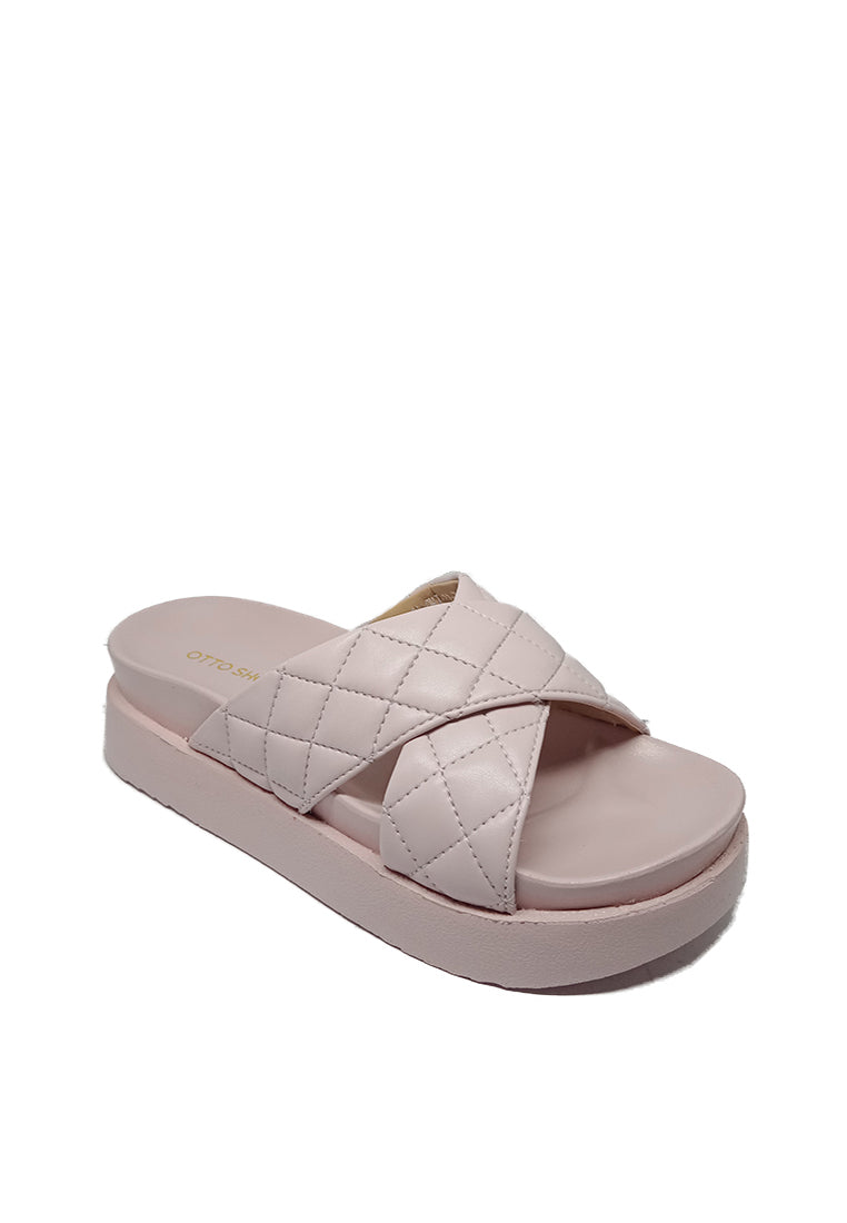 HACHI CROSS STRAP MID WEDGE SANDALS