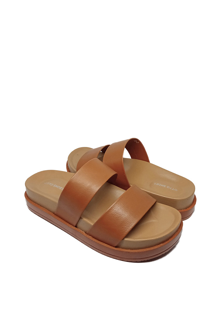 HAYLO DUO STRAP MID WEDGE SANDALS