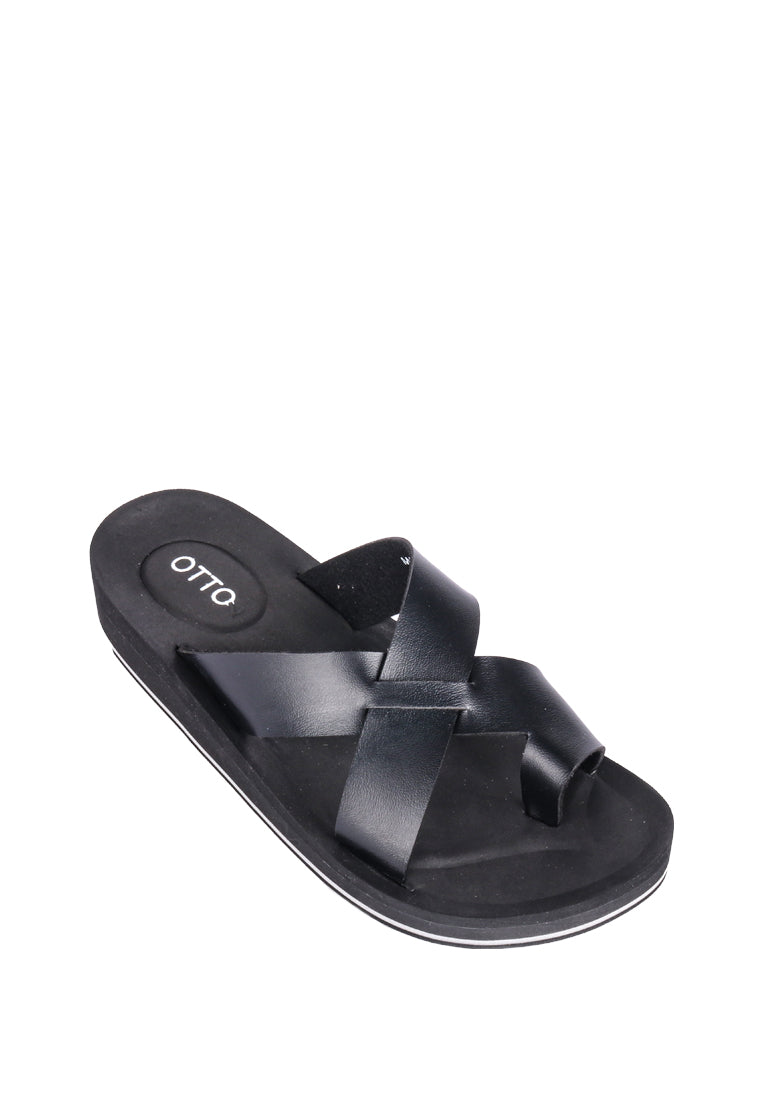 MARILOU RUBBER SLIDE SANDALS