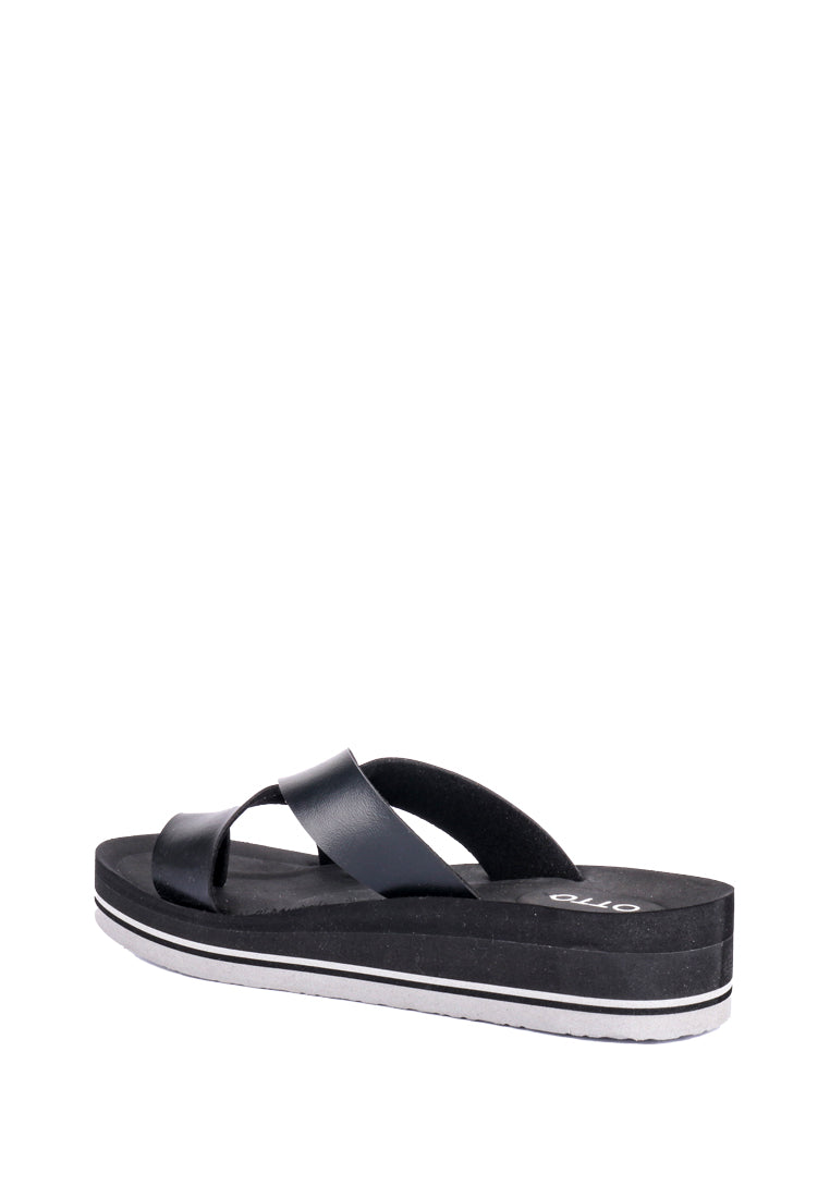 MARILOU RUBBER SLIDE SANDALS