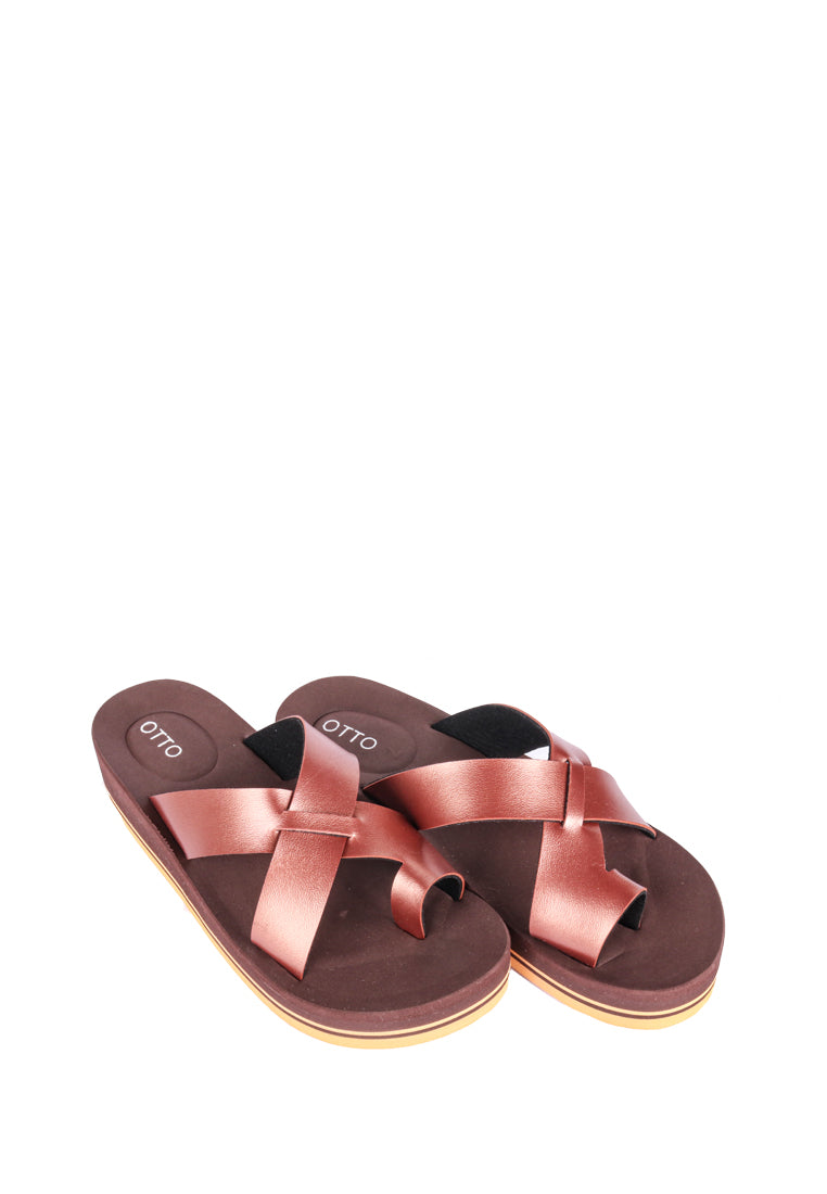 MARILOU RUBBER SLIDE SANDALS