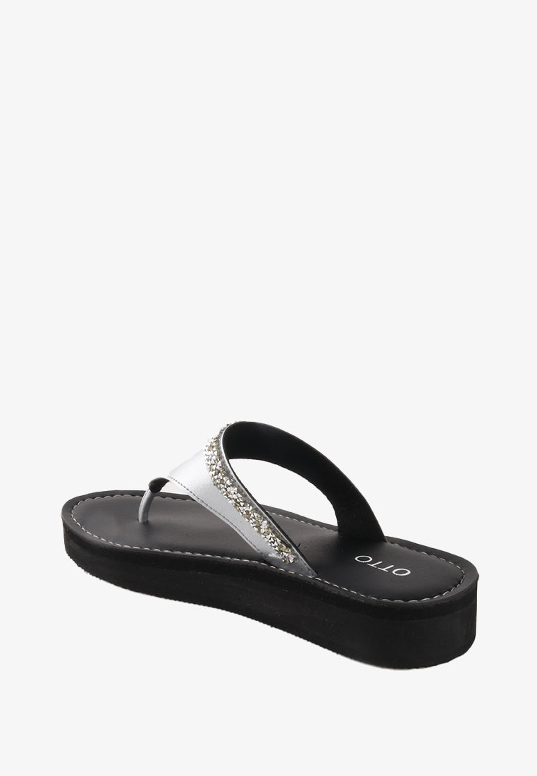 WINSLEY RHINESTONE SLIDE SANDALS