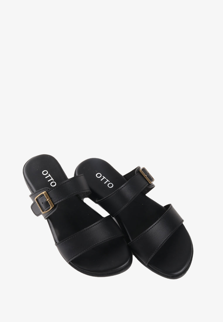 VINITHA DOUBLE STRAP SANDALS