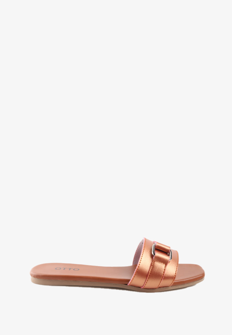 WILLAMINA METALLIC SANDALS