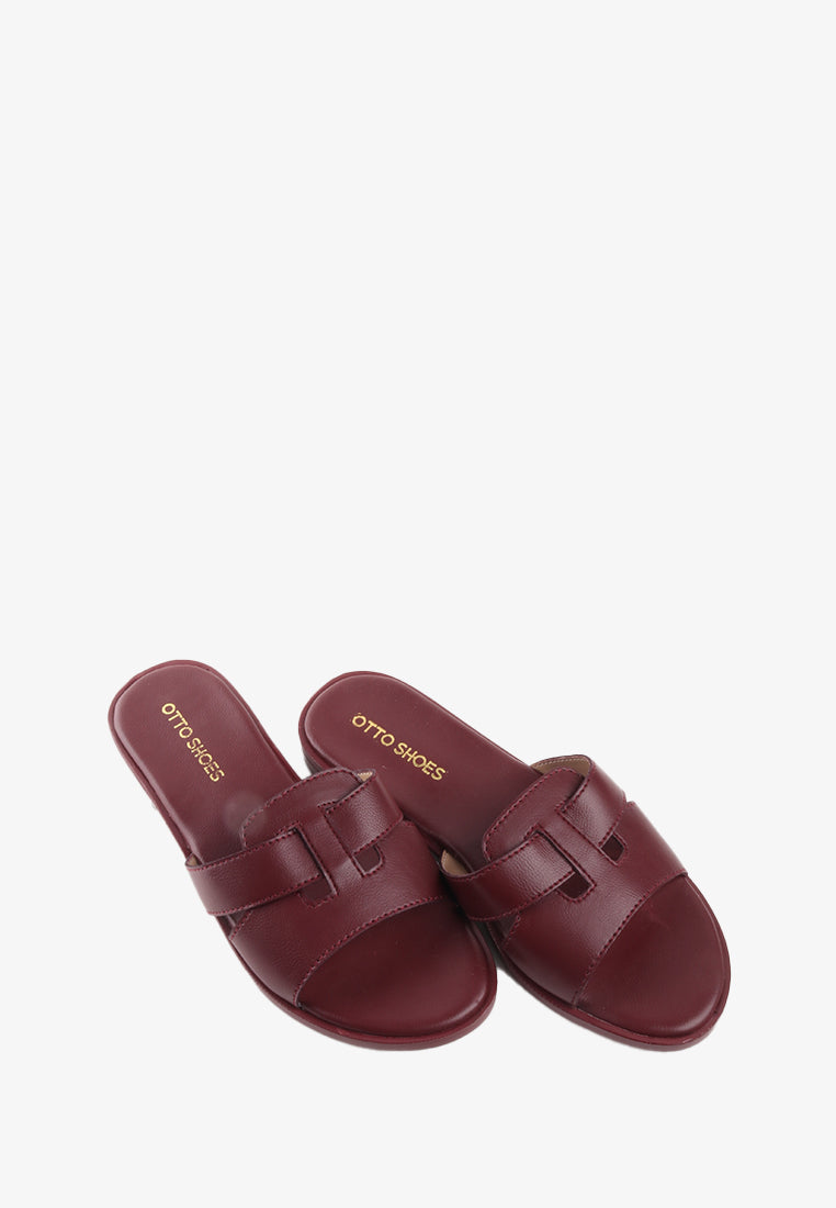 YALENA SLIDE SANDALS