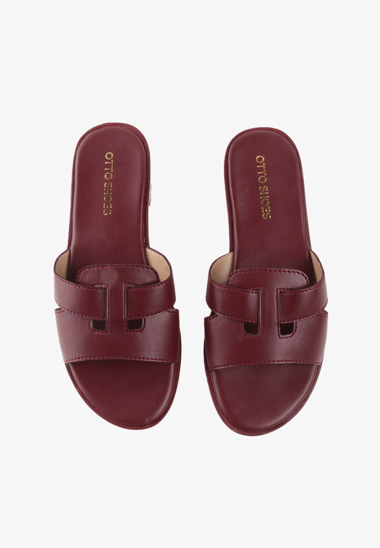 YALENA SLIDE SANDALS