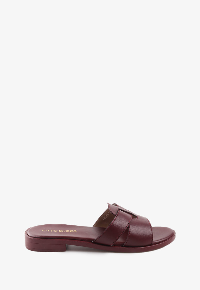 YALENA SLIDE SANDALS