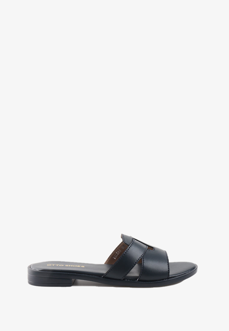 YALENA SLIDE SANDALS