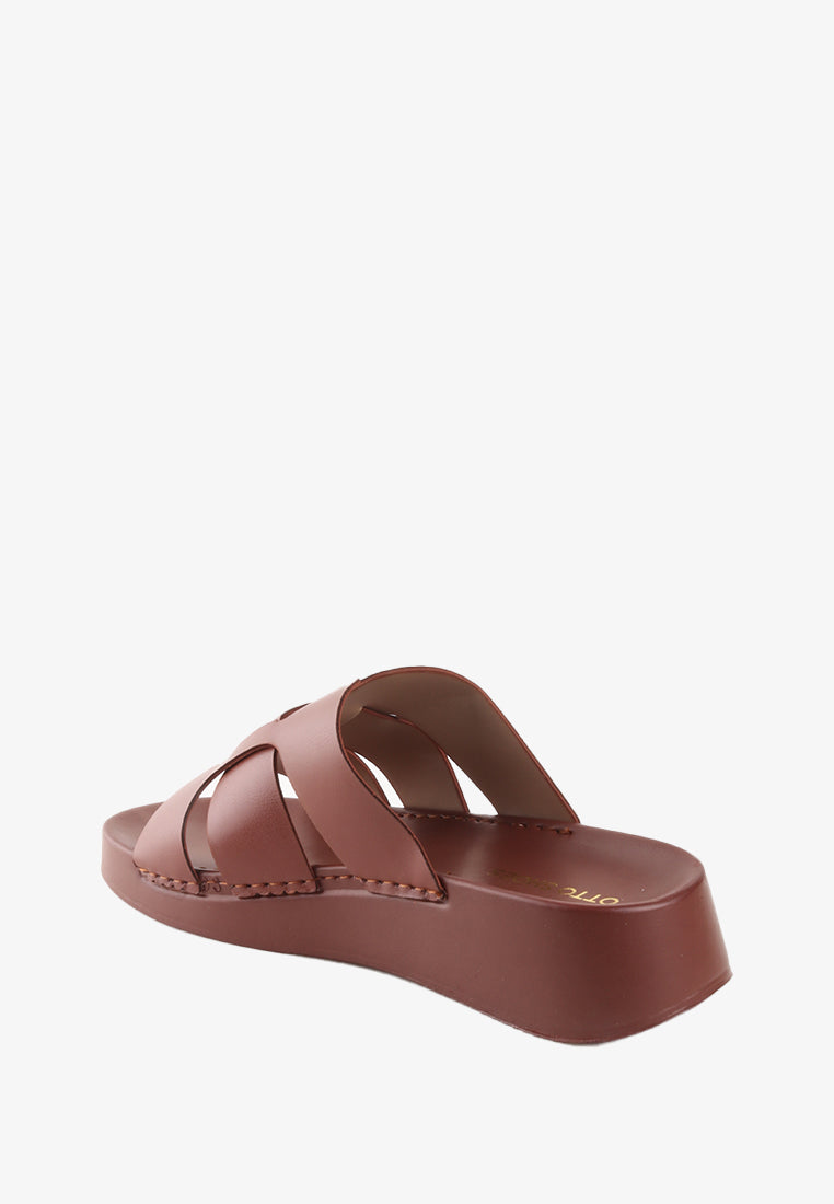 YUKEE SLIDE SANDALS