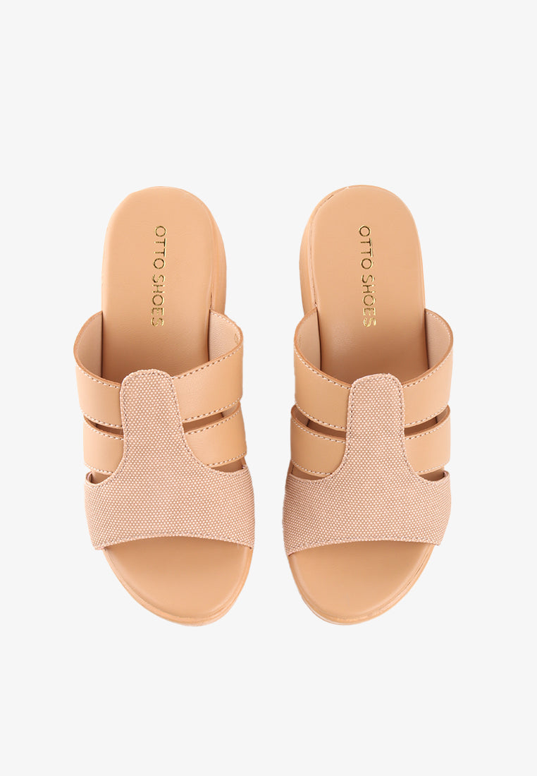 COLLETE MID WEDGE SANDALS
