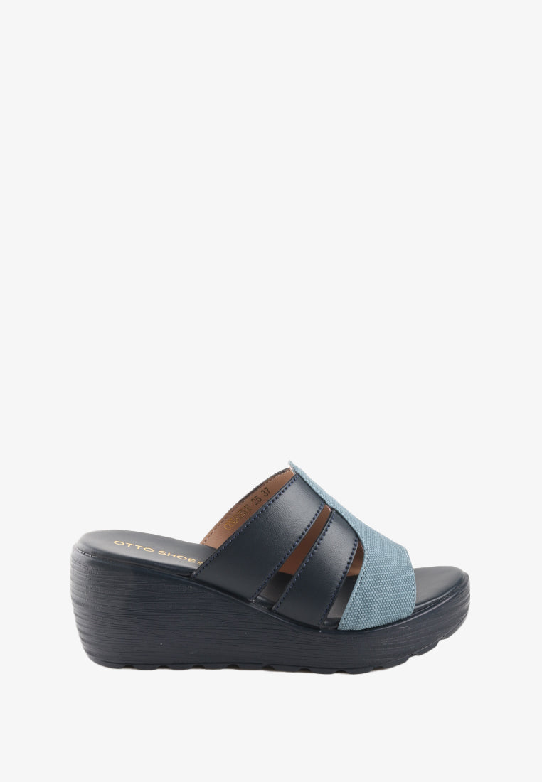 COLLETE MID WEDGE SANDALS